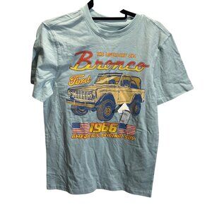 Goodfellow & Co Ford Bronco Tee S Blue Crewneck Licensed Graphic